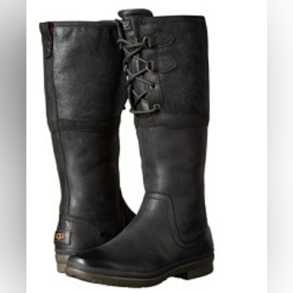 UGG Size 7 Elsa Winter Boots Riding Women's Shoes Warm